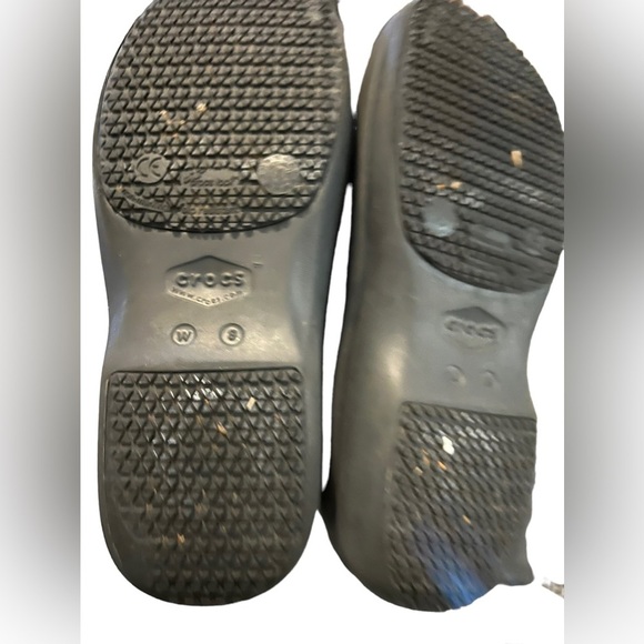 Crocs LiteRide At Work Women's Neria‎ Pro II Black Clogs Shoes size 8 - Picture 4 of 6